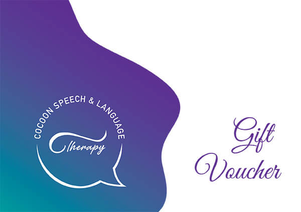 Cocoon Speech and Language Therapy Gift Voucher Front
